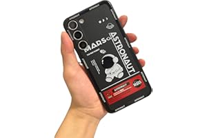 Yonds Queen Bonita Funda para Samsung Galaxy S22, diseño de Astronauta de Dibujos Animados Cohete Espacial Luna Cohete Elegante Funda Protectora a Prueba de Golpes para Mujeres y niñas