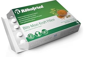 Röhnfried Lot de 50 pilules Blitz-Maxi Force - Endurance et vitesse de vol pour vos pigeons - Énergie concentrée et pure du pollen floral, de la levure de bière et de l'anis étoilé