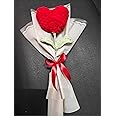Knotsngifts Crochet Heart Plushie Bouquet