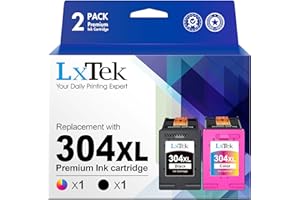 LxTek Remanufacturado Tinta 304XL Negro y Tricolor Compatible para HP 304 XL para HP Envy 5010 5020 5030 5032 Deskjet 2620 2622 2630 2632 2633 2634 3720 3730 3733 3735 3750 3760 3762 3764 (2 Pack)