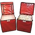 Selections Christmas Bauble Decorations Storage Box Bag (Pack of Two)