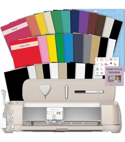 Cricut Explore Air 3 Cutting Machine and 20 Sheet Vinyl Pack