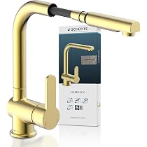 Edelstahl Seifenspender Für Die Küche - Gebürstet Gold, 500ml, Einfach Nachfüllbar