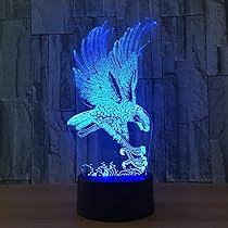 3D Maison Blanche LED Lampe Art Déco Lampe Lumières LED Décoration