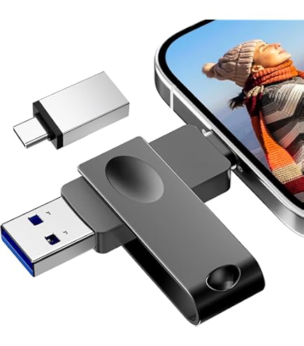 4 in 1 USB Stick für Smartphone, Tablet und Laptop     Slim gespot