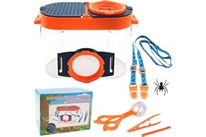 Lets Joy Boîte loupe à Insecte, Loupes à Insectes Kit, Nature Attrape Insectes, Visionneuse D'Insectes Conteneur à Insectes, Épiler en Plastique, Jeux en Plein Kit Exploration Enfant