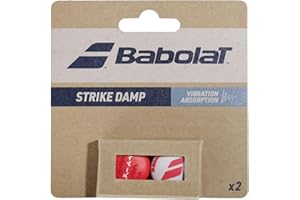 ‎BABOLAT Babolat - 2er-Set Grips Modell Strike Damp, für Schläger Modell Pure Strike, Vibrationsdämpfer Rot, Einheitsgröße, Maximale Vibrationsabsorption, Tenniszubehör