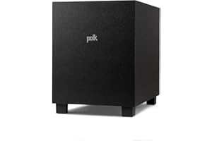 Polk Audio MXT10 Active Subwoofer, Powerful 10 Inch Subwoofer with 100 Watt Class D Amplification and Down-Firing Port for Enhanced Output