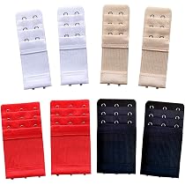 Frogetu Extensions Soutien-Gorge - Lot De 8 - 2 Et 3 Crochets - Nylon Doux