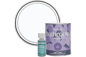 Rust-Oleum Blue Water-Resistant Bathroom Tile Paint in Satin Finish - Icecap 750ml