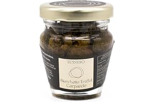 ‎LUSSIERO Lussiero Bianchetto Truffle Carpaccio White Tartufo Truffle Slices Tuber Borchii 45g
