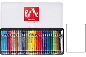 CARAN D'ACHE ESPACEBEAUXARTS Caran d'Ache Neocolor II - Pastelli a cera acquerellabili, confezione da 30