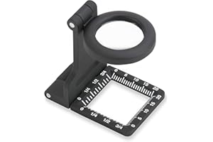 Carson LT-60 6,5 x 20 LinenTest metalowa składana lupa lupa