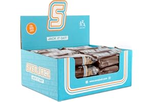 ‎ENERGY CAKE Sven Jack (Energy Cake) – Double chocolate (Schoko-Cookie) 24x 125g (3kg) - Haferflockenriegel mit saftig weicher Form, überzogen mit zart schmelzender Schokolade, aus über 50% Haferflocken