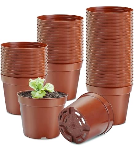 idea-station MATA Blumentopf Set 3 x 17.5 cm - 2.5 Liter - anthrazit - bruchsichere Blumentöpfe aus Plastik für verschiedenste Pflanzen, Blumen