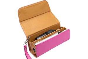 UPSHELL - Cover Compatibile con Sigaretta Elettronica - Custodia In Eco Pelle Di Alta Qualità - Borsello/astuccio Sigaretta Elettronica Con Organizer Per Power Bank,accessori,liquido