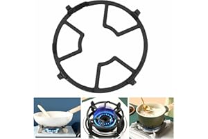 FUXUNAMZ Gaskochfelder Support Wok Ring Stützring - 17,5cm Ständer aus Gusseisen Herdplatte für Gasherd, Vier- Fünfklauen Gasherd Universal, für Gaskocher Kaffeekocher Backofen Küche. 1 Stück