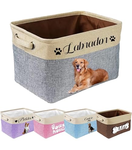 Panier Rangement Jouets Animaux - Corde De Coton Pour Chien Et Chat