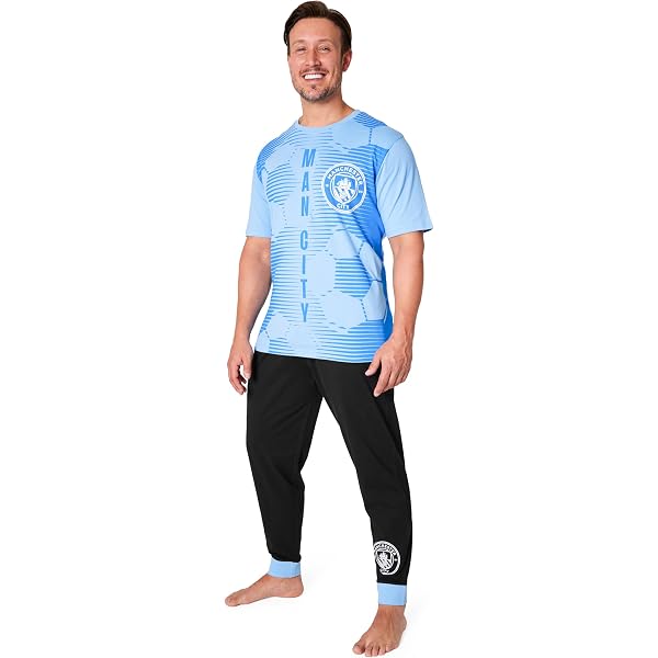 MANCHESTER CITY: Confezione Da 2 Boxer Uomo In Morbido Cotone - Regalo Ufficiale Per I Fan