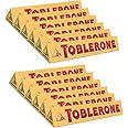 Toblerone Of Switzerland Milk Chocolate With Honey And Almond Nougat - 12 Pack Pouch, 12 X 100 Gram