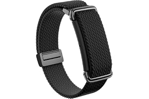 chinbersky Armband för Google Fitbit Air, magnetisk, flätad nylon
