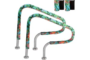 SFBSFL 2 Pcs Pool Handrail Cover Swimming Pool Hand Rail Cover Zipper Slip Resistant Swimming Pool Hand Railing 4 Ft