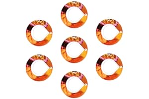 DENZYF 7 pièces Capsules de Saveur Gout Pods Air Gourde Pods Saveur, Pods de Gout de Bouteille D'eau Gonflable, Approprié Pour Sports de Plein air (Mangue fruit de la passion)