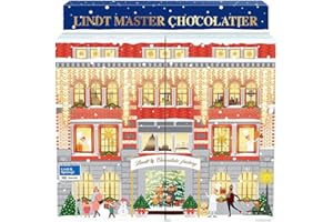 TOPLINE Lindt Chocolates Advent Calendar 2025 - Luxury Milk Chocolate Factory 24 Days Christmas Countdown Advent Calendar 304g Christmas Gifts for Women, Secret Santa Gifts for Him