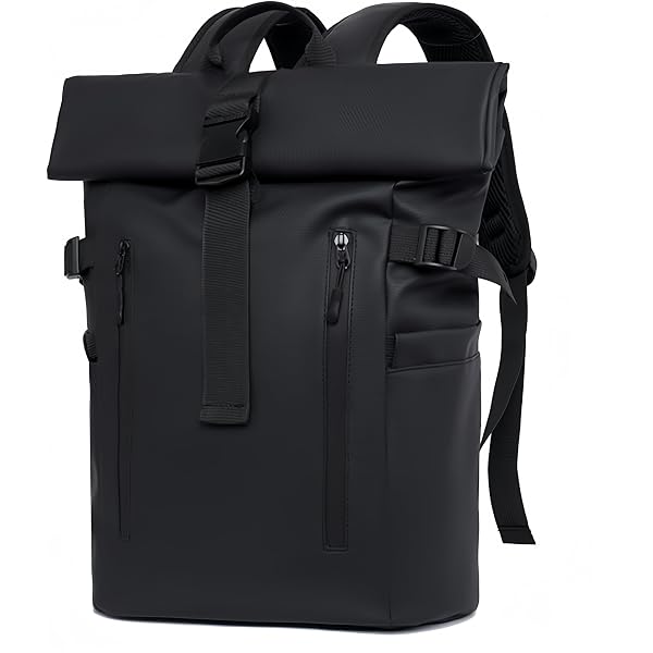 FSD.WG PU Leder Laptop-Rucksack – 15,6 Zoll, Schick & Praktisch Für Uni, Stadt & Outdoor