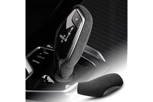 FDAIUN Auto Schalthebelabdeckung Kopfkappe Abdeckung Aufkleber Zurück für BMW X3 X4 320d 5er 530li G30 G01 G02 7er G11 G12 6GT G31 G32 2018 2019 2020 2021 2022 2023 Auto Fahrzeug Interieur Zubehör