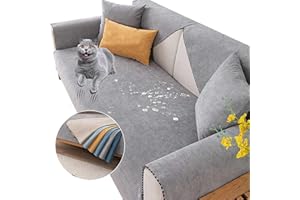 YSZBD sofabezug ecksofa wasserdicht l-Form 1/2/3/4sitzer，sofaschoner，sofaschutzdecken rutschfest Hund Katze kratzsicher,110x180cm