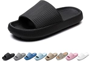 Merdoo Super Suaves Chanclas Nube Antideslizantes Zapatillas De Baño Cloudyzz Plataforma Zapatillas De Casa De Goma Spa Pillow Slides Limpieza Fácil Zapatillas Playa Slippers Unisex 36-47EU