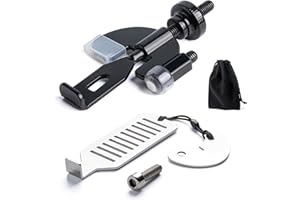 MEGAVOW 2 Piezas Pestillo Puerta Sin Agujeros, Cerradura de Puerta Portátil de Seguridad, Cerrojo Puerta Interior Invisible de Bolsillo con Almacenaje para Casa, Hotel, Escuela, Piso, Dormitorio