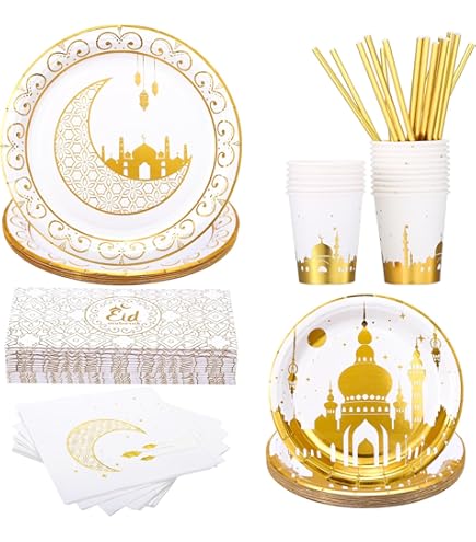 Ramadan Mubarak Decorations, Eid Mubarak Balloon Garland Arch Kit Sage Green,Gold Eid Mubarak Foil Balloon,Moon Star Balloons for Ramadan Kareem Party,Home Outdoor Muslim Party Supplies