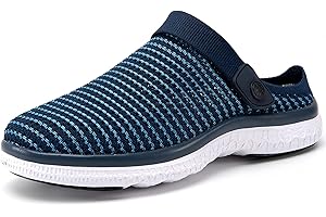 SISTTKE Zuecos Mujer Hombre Zapatillas de Playa Sandalias Piscina Verano Respirable Zapatos de Jardín Antideslizante Clogs Malla Casual Pantuflas