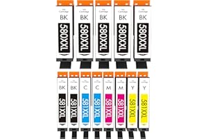 Cartridgeify PGI-580 CLI-581 XXL Druckerpatronen Kompatibel mit Canon 580XXL 581XXL Patronen Multipack, für Pixma TS6350 TS705 TS8350 TS8352 TS9550 TS6351 TS8351 TR8550 TR7550 TS9150 TS9551C TS8250