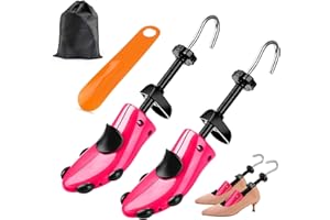 METALNUTS Stretcher-Adjustable-Drawstring Shoe Stretcher - 4-Way Shoe Expander & Widener, Shoe Tree Extender for Wide Feet, Trainer Stretcher with Shoe Horn, Shoe Stretchers for Women and Men…