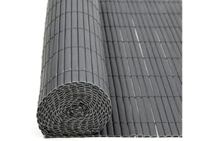 ESTEXO PVC Sichtschutzmatte Sichtschutzzaun Sichtschutz für Zaun Balkon Windschutz