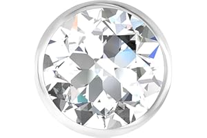 ‎ANDANTE Andante CHUNK Click-Button Druckknopf (Kristall facettiert) für Chunk-Armbänder, Chunk-Ringe und andere Chunk-Accessoires