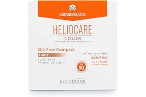 Heliocare Color Compacto Oil-Free SPF 50 - Fotoprotección Avanzada con Color, Antioxidante, Formato Compacto, Acabado Mate, p