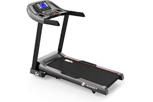 JASPORT L3 - Cinta de Correr Plegable para casa, con amortiguación silenciosa, 4 CV, hasta 20 km/h, inclinación del 18%, Amplia Superficie de Carrera de 1340x480mm, soporta hasta 120 kg