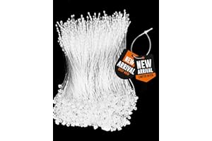 Hengxinc 3000 Stücke Sicherheitsfäden für Hängeetiketten 125MM Preisetiketten mit Faden für Kleidungsetiketten Flohmarkt Preisschilder Schuhe Und Andere Produktetiketten