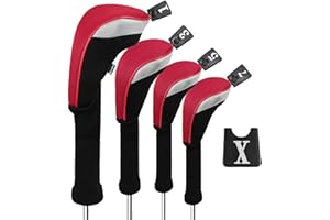 Andux Malla Golf 460cc Driver Maderas Fundas de Cuello Extra Largo