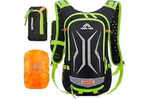 LOCAL LION Plecak rowerowy, damski i męski, wielofunkcyjny, 18 l, wodoszczelny, do jazdy na rowerze, sportu, na uczelnię, do szkoły, na wędrówki, trekking, kemping, wspinaczki górskie