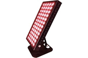 RED-THERA Panel Luz Roja e Infrarroja Cuerpo y Rostro (NIR 660nm/850nm) Lámpara luz roja terapia. Rejuvenecimiento piel, ritmos circadianos, musculatura y articulaciones. (60 LEDs)
