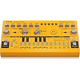 Behringer TD-3-AM Analoger Bass-Line-Synthesizer mit VCO, VCF, 16-stufigem Sequenzer, Verzerrungseffekten und 16-stimmiger Po