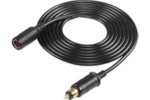 ‎SINLOON SinLoon DIN Hella-Stecker-Verlängerungskabel, 12 V-24 V DIN Hella Europäischer Zigarettenanzünder-Stecker auf DIN-Buchse, Motorrad-Zigarettenanzünder-Verlängerungsadapterkabel (3M)