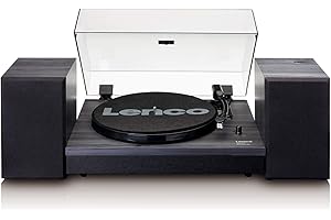 Lenco (Ls-300 Czarny) Z Głośnikami W zestawie, Bluetooth Traz, Pasek