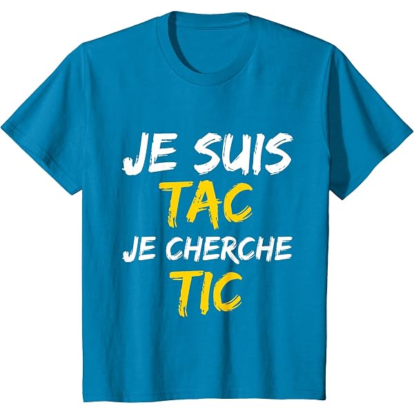 Déguisement Duo TIC Et TAC - Débardeur "Je Suis TAC Je Cherche TIC" - Pour Couple Ou Duo D'amis !