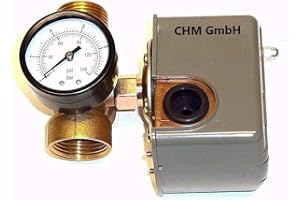 CHM GMBH Interruttore a pressione per impianto idrico, con distributore a 5 vie